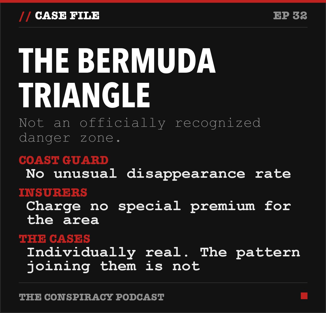 The Bermuda Triangle: key facts from The Conspiracy Podcast