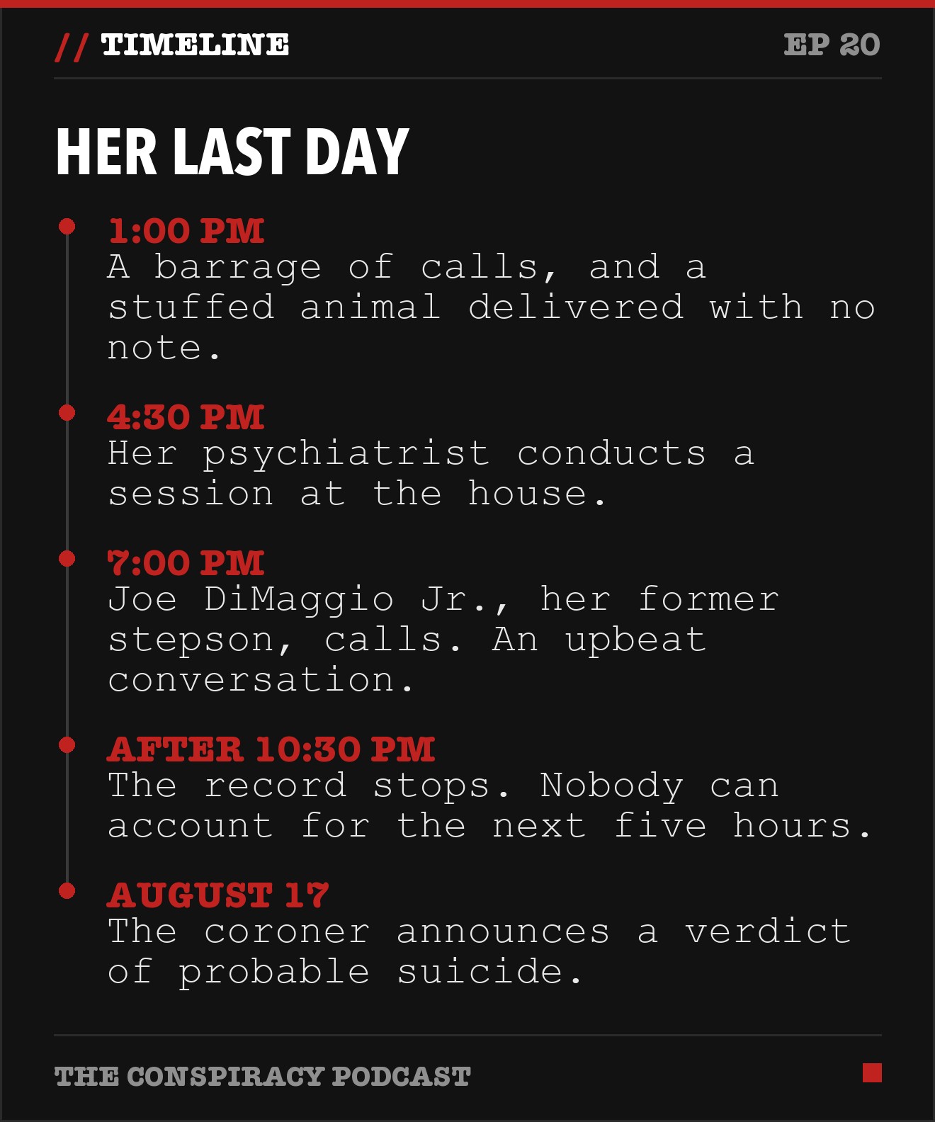 Her last day