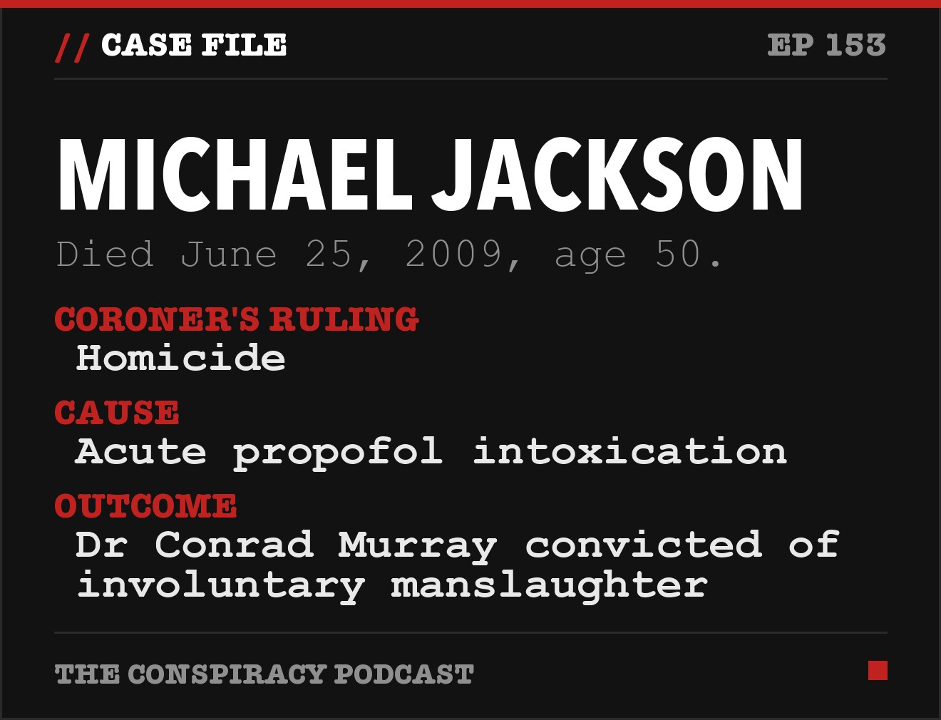 Michael Jackson: key facts from The Conspiracy Podcast