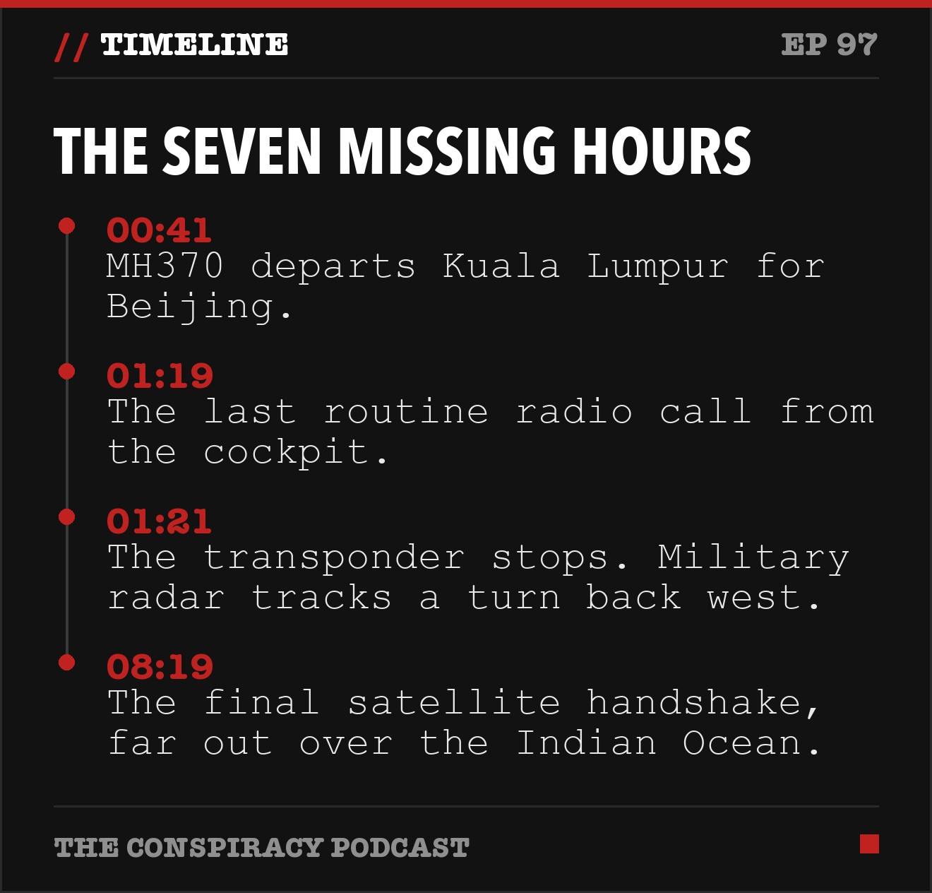 The seven missing hours